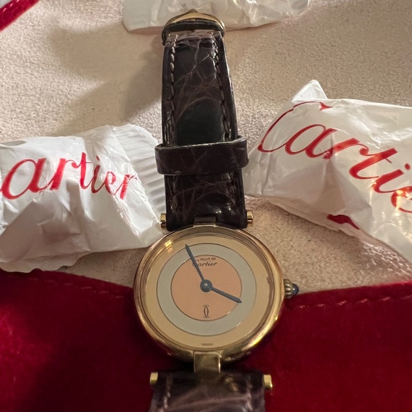Cartier Paris Womens Watch New Swiss Made Strap Leather Made in France main image 6
